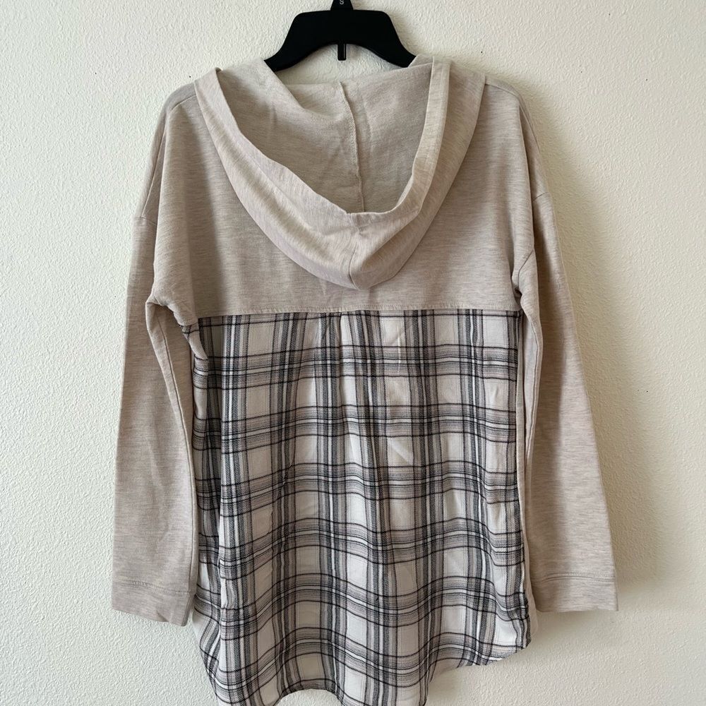 Wall Flower Hooded Long Sleeve Shirt L - Picture 4 of 5